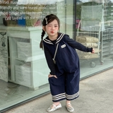Jump Dài Thuỷ Thủ Xanh Đen AD Baby