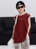 ÁO BA LỖ ĐỎ VIỀN TRẮNG CHEE