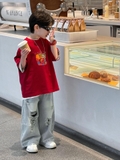 Áo Ngắn Rắn Đỏ FS