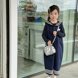 Jump Dài Thuỷ Thủ Xanh Đen AD Baby