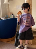 Áo Ngắn Mickey Tím SN