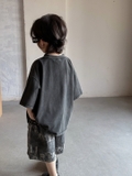 Áo Ngắn Đen Cún AY