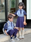 SET ÁO CAVAT VÁY NGẮN KM