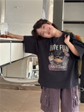 Áo Ngắn Have Fun Đen SN