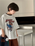 Áo Ngắn Xám Mouse SN