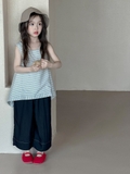 SD Áo Kẻ Lưng Kiểu+Quần Đen YY