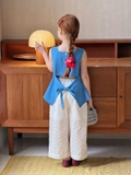 SD Áo Xanh Bi+Quần Trắng Hoa MM