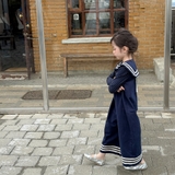 Jump Dài Thuỷ Thủ Xanh Đen AD Baby