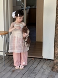 SD 2 Áo Kem+Quần Caro Cam YY