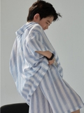 SET SƠ MI NGẮN KẺ XANH LY