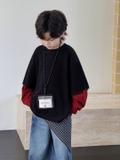 AD Đen Mix Tay Đỏ AY