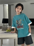 Áo Ngắn Chuột Xanh SN