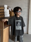 Áo Ngắn Đen Cún AY
