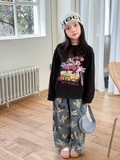 SD Áo Đen+Quần Jean Mickey DY