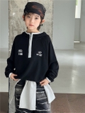 Áo Dài Đen Viền Trắng Nón SN