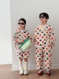 Set Ngắn Áo Quần Tim Màu KM
