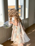 Váy Dài Voan Nhiều Màu Peach