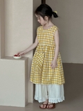 SD Váy Caro Vàng+Quần Kem YY