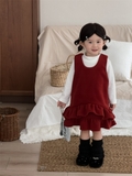 Váy Ngắn Kim Tuyến Đỏ Peach