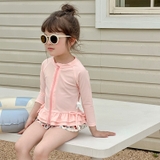 Set Bơi Áo Hồng Váy Cherry