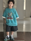 Áo Ngắn Chuột Xanh SN