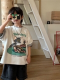 Áo Ngắn T&J Trắng SN