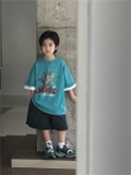 Áo Ngắn Chuột Xanh SN