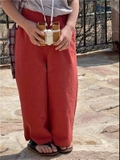 Quần dài đỏ