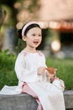 SET ÁO DÀI KEM QUẦN HỒNG