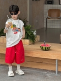 SET Ngắn Áo Vịt Quần Alo Đỏ FS