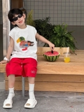 SET Ngắn Áo Vịt Quần Alo Đỏ FS