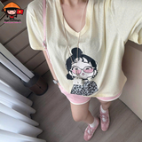 full-set-ao-thun-co-tim-in-hinh-co-gai-phoi-quan-dui-in-pet-hd