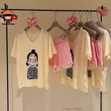 full-set-ao-thun-co-tim-in-hinh-co-gai-phoi-quan-dui-in-pet-hd