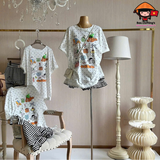 full-set-ao-thun-cham-bi-in-hinh-mix-quan-ke-beo