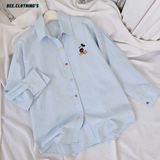 ao-so-mi-theu-hinh-chu-chuot-hoat-hinh