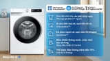 Máy giặt Samsung AI EcoBubble Inverter 10 kg WW10DG6U34LESV