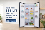 Tủ lạnh Funiki Side by Side 535 lít HR SS8535SDG