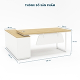 Bàn Trưởng Phòng Chữ L BTPY002L