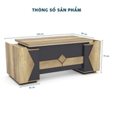 Bàn Giám Đốc 1M8 BGDY018