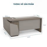 Bàn Giám Đốc Chữ L YOTA BGDY023L