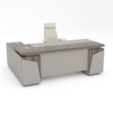 Bàn giám đốc YOTA BGDY024 hiện đại, có tủ phụ, khóa bảo mật và mặt bàn tích hợp nắp luồn dây.