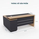 Bàn Giám Đốc 1M6 Chữ L BGDY044L