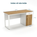Bàn Làm Việc Chân Sắt Yota BNVY01