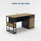 Bàn Làm Việc Chân Sắt YOTA BNVY21