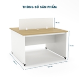 Cụm Bàn Làm Việc 2 Người CBNVY04-1212