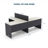 Cụm Bàn Làm Việc 2 Người CBNVY32-1424
