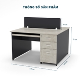 Cụm bàn làm việc 2 người CBNVY21-1212