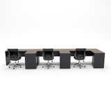 Cụm Bàn Làm Việc 3 Người Kèm Hộc CBNVY03-4812HT