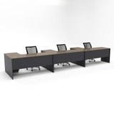 Cụm Bàn Làm Việc 3 Người Kèm Hộc CBNVY03-4812HT