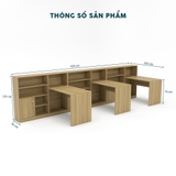 Cụm Bàn Làm Việc 3 Người CBNVY31-4213